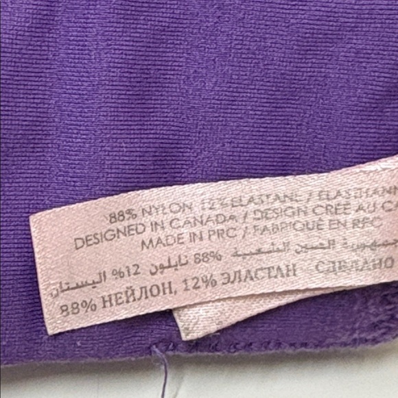 La Vie En Rose Violet underwire Bra with Lace Accents, 36D - Picture 8 of 9